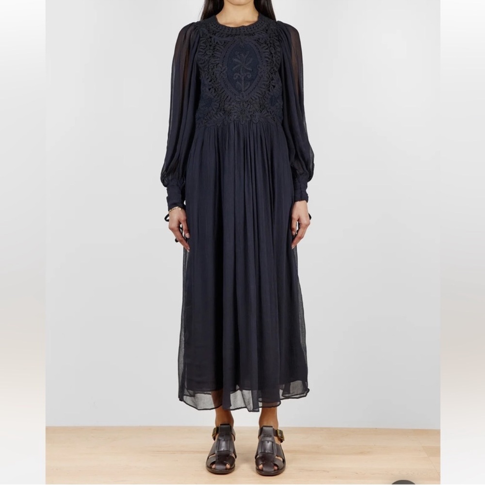 Sea New York Black Long Sleeve Dress
